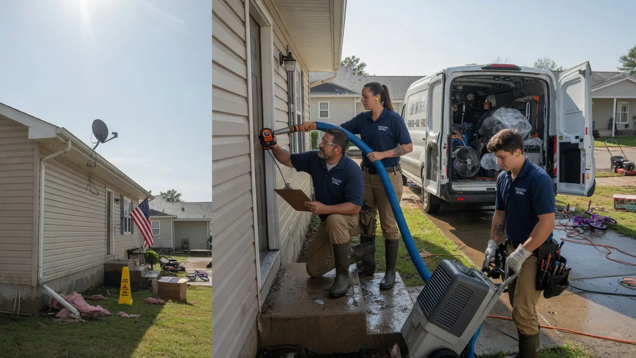 Ceiling Water Damage Restoration in Zanesville, OH near me